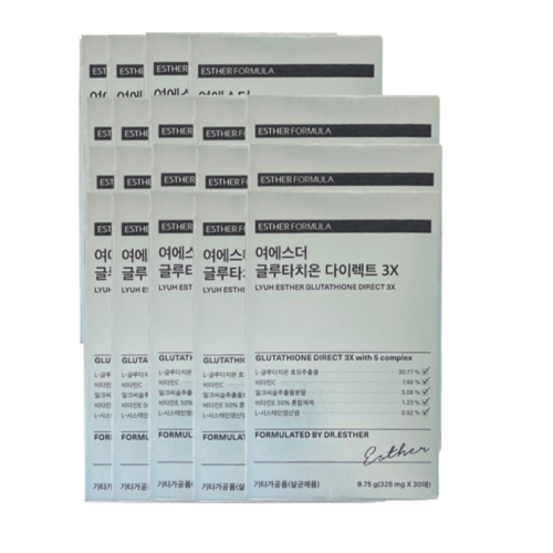여에스더 글루타치온 다이렉트 3X 325mg 30매