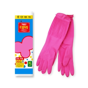 태화  고무장갑 XL특대 XXL/핑크 1개