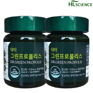 에이치엘사이언스 닥터 그린프로폴리스 600mg 60캡슐