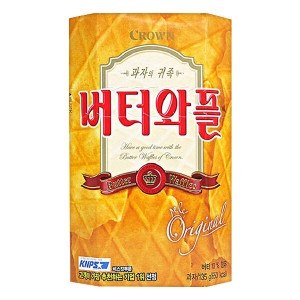 크라운제과  버터와플 135g