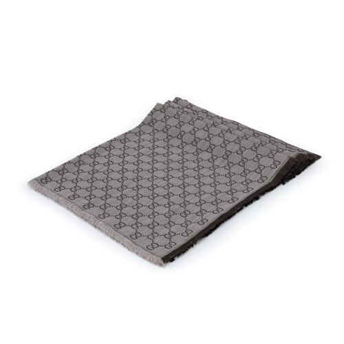 구찌 남녀공용 웹 울 실크 스카프 겸 숄_281942 3G704 9564