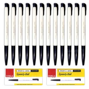 동아  스피디볼 흑색 0.7mm 60개