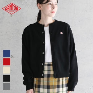 단톤 DANTON 람 울 크루 넥 가디건 DT-D0031 LMW 울 여성 무지 2022AW