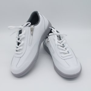 삼오  게이트볼 신발 가죽 끈/지퍼 No.04 화이트