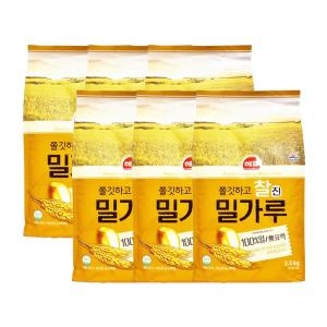 사조해표  *찰진밀가루 2.5kg x6개