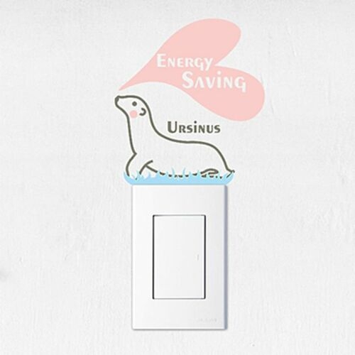 디자인엠  물개 스위치스티커