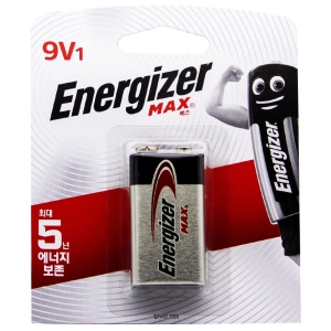 에너자이저  알카라인 맥스 건전지 9V 1개