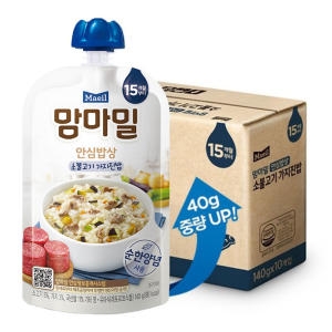 매일유업 맘마밀 안심밥상 소불고기 가지진밥 140g