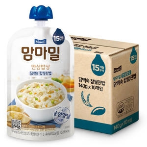 매일유업 맘마밀 안심밥상 닭백숙 찹쌀진밥 140g