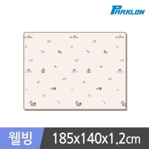 파크론 PE 웰빙 놀이방매트 웨이브그레이 185x140x1.2cm