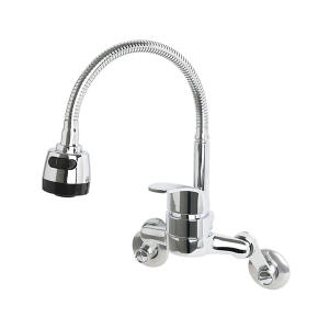 두진바스  1001 벽붙이 주방 코브라 수전 (SMF-101)