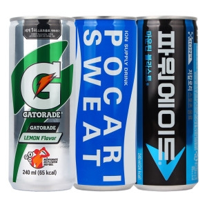 이온음료 세트 240ml 각10개 파워에이드+게토레이+포카리스웨트