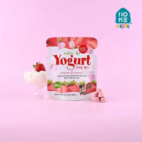 홈앤키즈 사르르쏙 요거트 딸기 20g