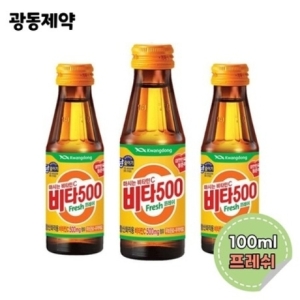광동제약 비타500 프레쉬 100ml 100병 비타민음료 사무실 회사