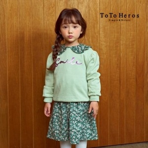 토토헤로스 루시 그린 플라워원피스 12272-130-052