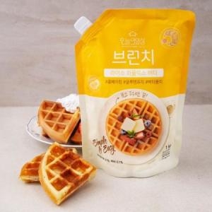 오늘의일상 브런치 라이스와플믹스 버터 1kg