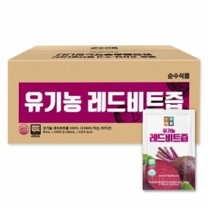 순수식품 유기농 레드 비트즙 100포 실속형