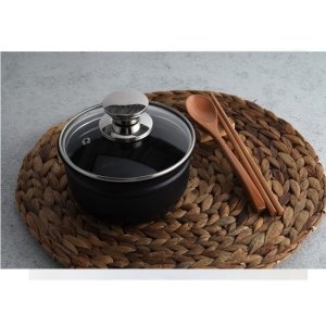 퀸센스  더리치 블랙 세라믹 스텐 IH 뚝배기