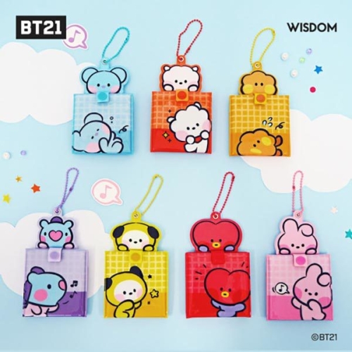 BT21  minini 거울키링 열쇠고리 가방 차키 방탄굿즈