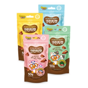 뽀로로펫 크런치캣 닭고기&치즈 50g