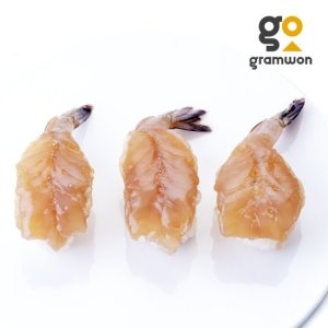 그램원  초밥용 간장새우 10G 20미 200g 초새우 깐새우장 대하장