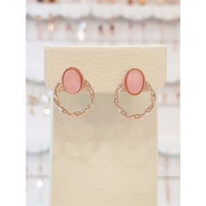 볼라레  세이브존03 20대여자생일선물 오벌 커팅 은침 귀걸이 LE715 S10132010