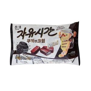 해태제과  미니 자유시간 쿠키앤크림 408g