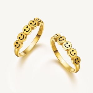 수앤진골드  스마일 반지 24K 순금 3.75g