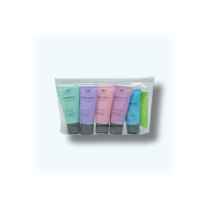 LG생활건강 미니스 여행용 세면도구 6종 세트 샴푸 린스 클렌징폼 바디워시 치약 칫솔 LGCare Minis Travle Kit