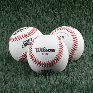 윌슨  야구공 WTA1117 소프트 안전야구공 연식구 티볼
