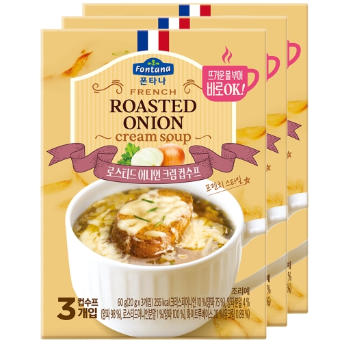 샘표식품 폰타나 어니언 크림 컵수프 60g