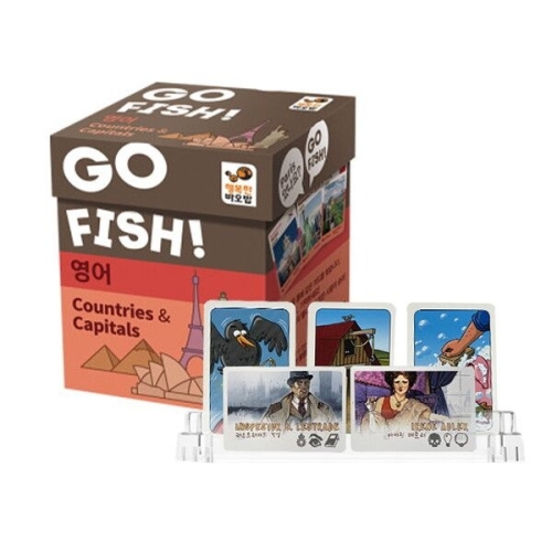 행복한바오밥  고피쉬 영어 국가와 수도 + 투명 카드홀더