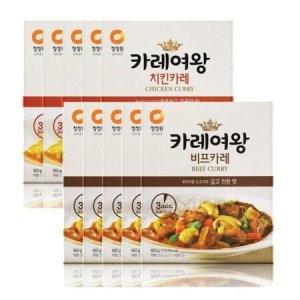 대상 청정원 카레여왕 비프카레 160g