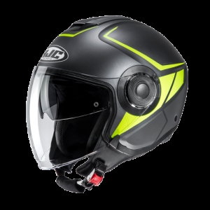 홍진상사 HJC i40 아이사공 아이40 무광그레이 형광라인 C ET MC4HSF 홍진 헬멧 하이바 S 55-56