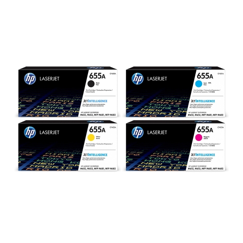 HP  정품 655A (CF450A, CF451A, CF452A, CF453A) 4색 세트
