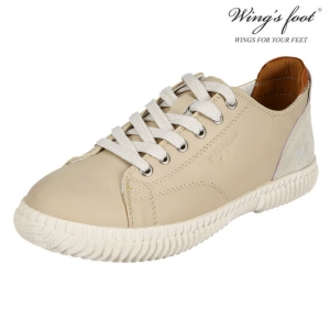 윙스풋 AILEEN WOMENS 스니커즈 W112091OA-W 베이지 3.5cm