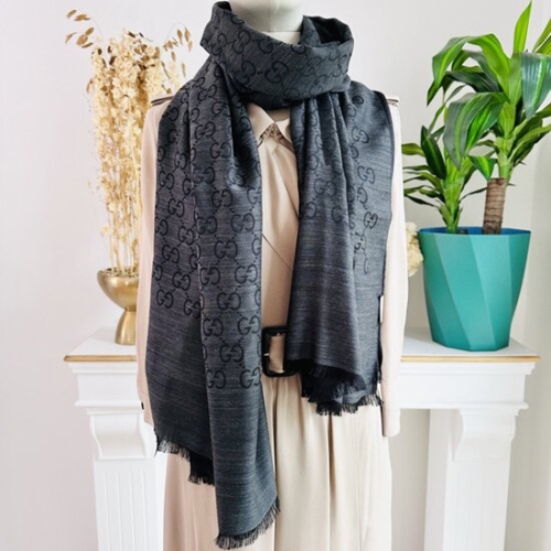 구찌 구스파탈  GG 울실크 스카프  165903 3G646 9664
