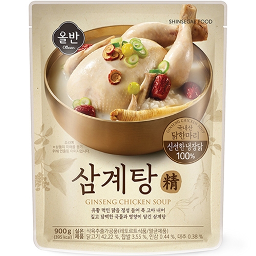 신세계푸드  올반 삼계탕 정 900g