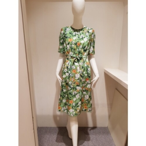 올리비아하슬러 플라워 면 원피스OHCMOP301