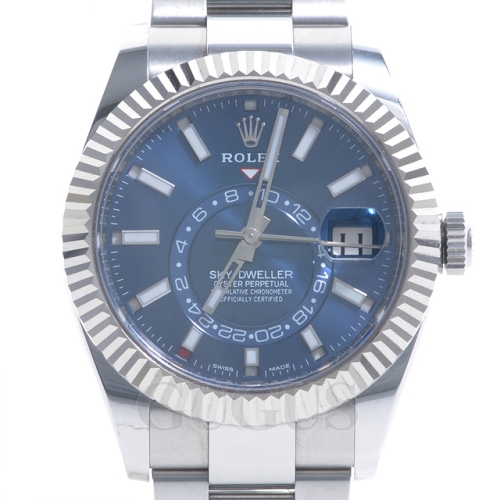 롤렉스  부산타임머신   스카이드웰러 스틸검판 326934