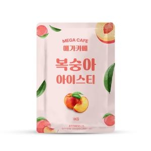 메가카페  복숭아 아이스티 파우더 1kg