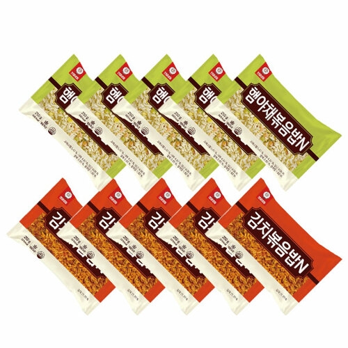 천일식품 천일냉동 햄야채볶음밥 250g x 5개 + 김치볶음밥 250g x 5개