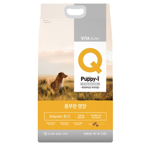 퍼피아이 Q 프리미엄 풍부한영양 5kg