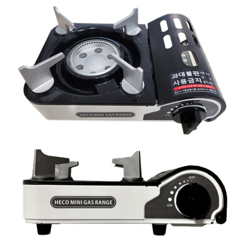 지라프  미니가스렌지 휴대용버너 부르스타 스토브 야외 방갈로 식당 내연식 안전장치