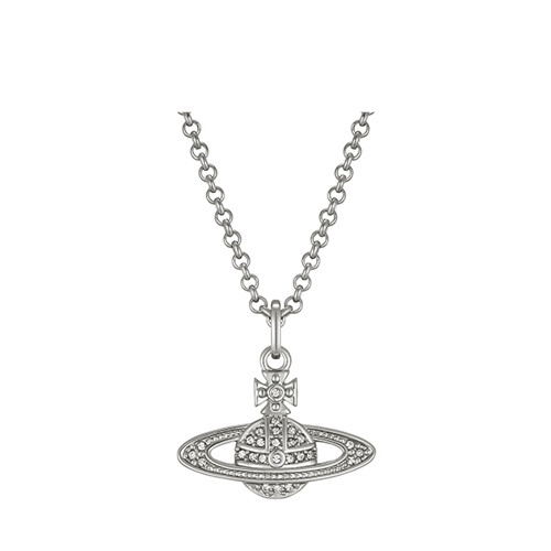 비비안웨스트우드  미니 바스 릴리프 펜던트 목걸이_63020086 S108