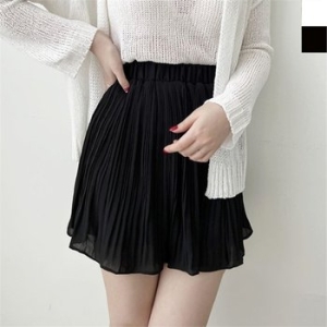 오노마 ONM 여성 플레어 밴딩 미커트 1P 여름 짧은 주름 치마 10173890