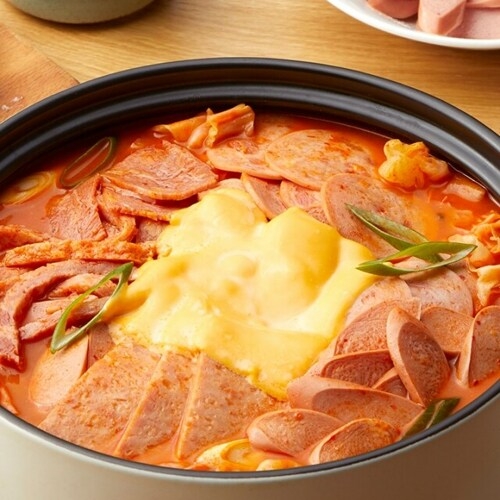 지엔티 쿠캣 햄폭탄 부대찌개 2인분 600g