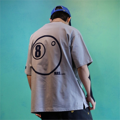 마스 MAS 8BALL 티셔츠_그레이 7173558