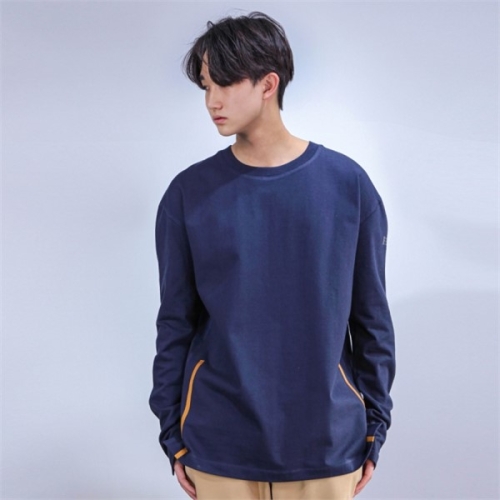 MAS 마스 2라인 롱슬리브_네이비 8143688