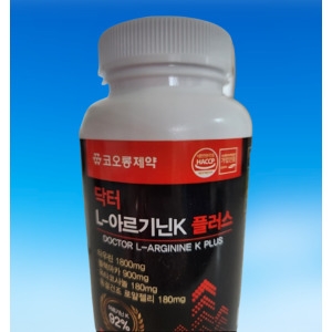 코오롱제약 닥터 L-아르기닌K 플러스 180정